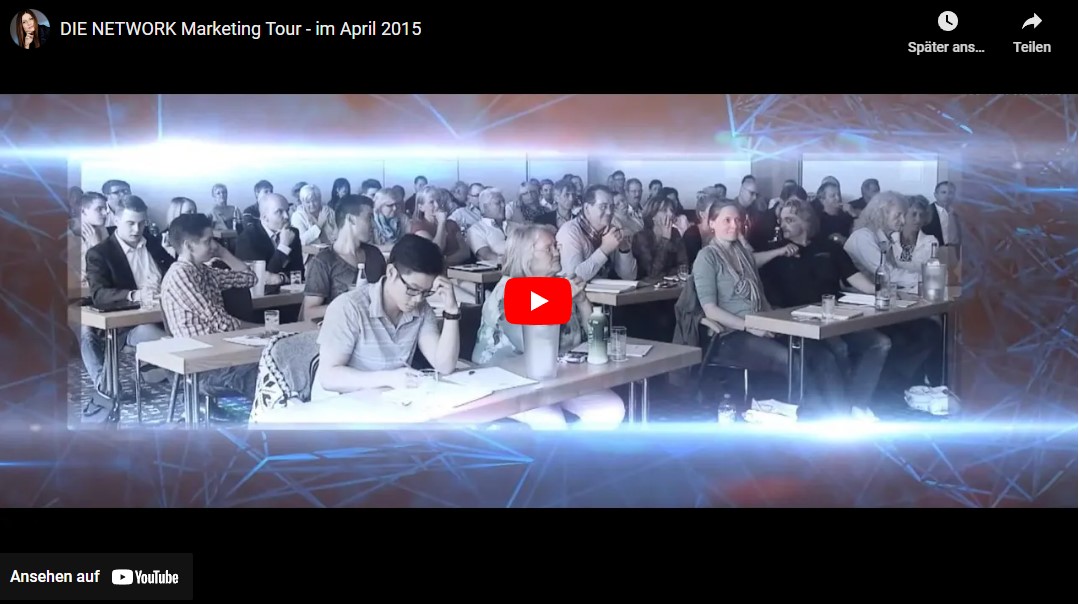 DIE Network Marketing Tour im April und Mai 2015